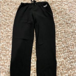 Pink (Victoria Secrete) Black Joggers